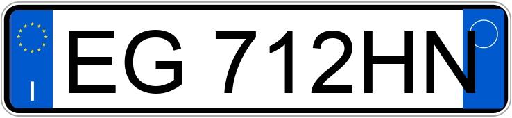 Numer rejestracyjny EG712HN posiada FIAT Bravo 2a serie