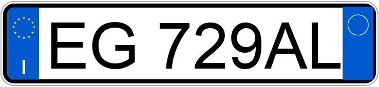 Numer rejestracyjny EG729AL posiada AUDI A1-S1