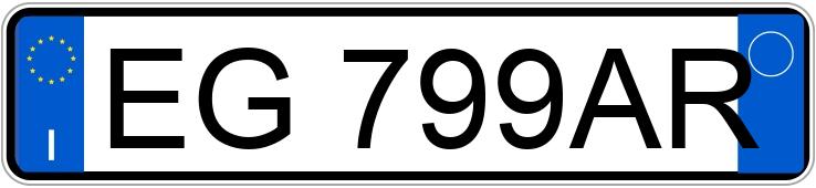 Numer rejestracyjny EG799AR posiada TOYOTA Aygo 1a serie