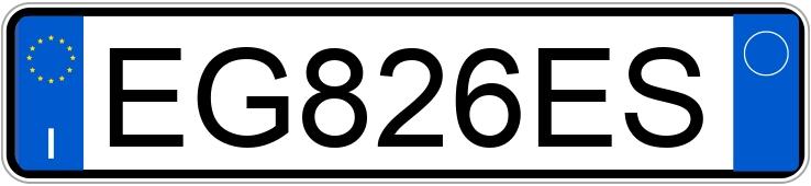 Numer rejestracyjny EG826ES posiada ALFA ROMEO Giulietta