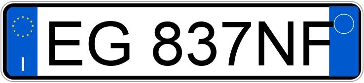 Numer rejestracyjny EG837NF posiada OPEL Meriva 2a serie Numer rejestracyjny EG837NF posiada OPEL Meriva 2a serie
