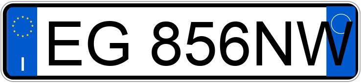 Numer rejestracyjny EG856NW posiada FIAT Punto Evo