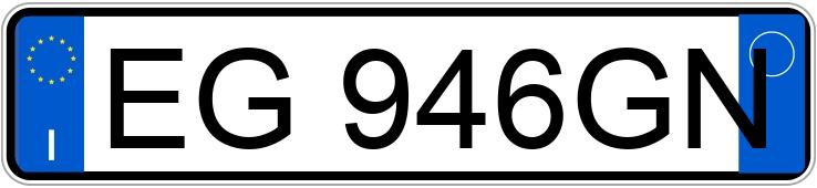 Numer rejestracyjny EG946GN posiada FIAT Panda 2a serie