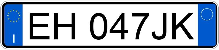 Numer rejestracyjny EH047JK posiada MITSUBISHI ASX 1a serie