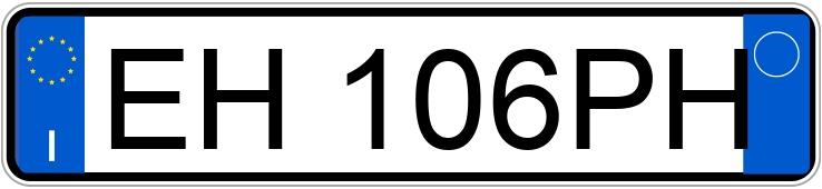 Numer rejestracyjny EH106PH posiada ALFA ROMEO MiTo