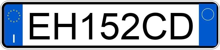 Numer rejestracyjny EH152CD posiada ALFA ROMEO Giulietta