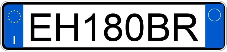 Numer rejestracyjny EH180BR posiada CITROEN C3 2a serie