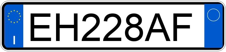 Numer rejestracyjny EH228AF posiada CITROEN C3 2a serie