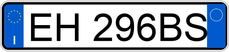 Numer rejestracyjny EH296BS posiada DAIHATSU Terios 2a serie