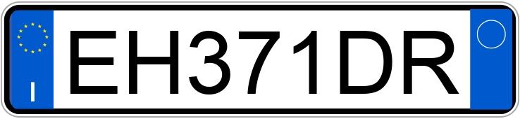 Numer rejestracyjny EH371DR posiada FIAT Scudo