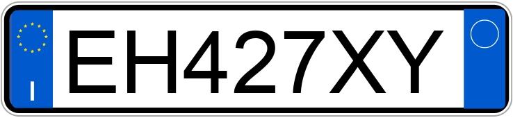 Numer rejestracyjny EH427XY posiada RENAULT Scenic 3a serie Numer rejestracyjny EH427XY posiada RENAULT Scenic 3a serie
