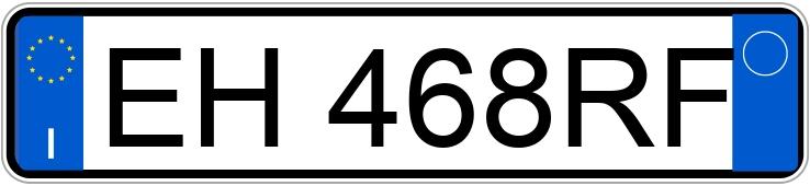 Numer rejestracyjny EH468RF posiada FIAT Bravo 2a serie