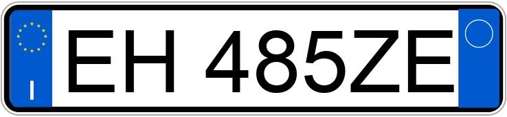Numer rejestracyjny EH485ZE posiada DACIA Sandero 1a serie