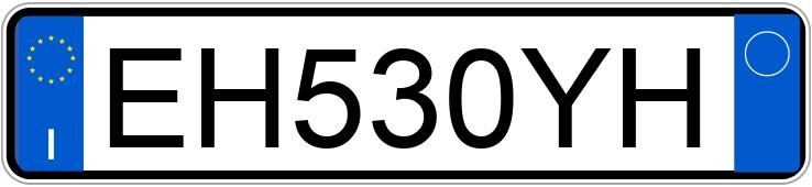 Numer rejestracyjny EH530YH posiada AUDI A1-S1