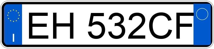 Numer rejestracyjny EH532CF posiada FIAT Bravo 2a serie Numer rejestracyjny EH532CF posiada FIAT Bravo 2a serie