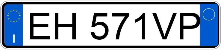 Numer rejestracyjny EH571VP posiada FIAT Punto Evo