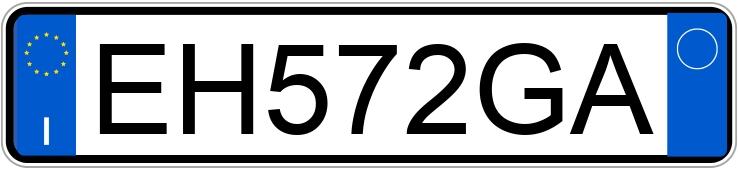 Numer rejestracyjny EH572GA posiada ALFA ROMEO Giulietta