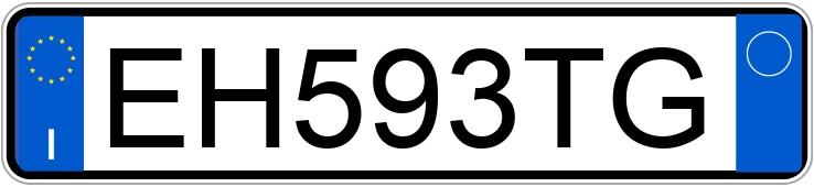 Numer rejestracyjny EH593TG posiada FIAT Bravo 2a serie