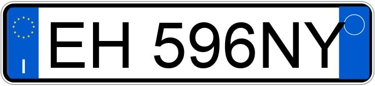 Numer rejestracyjny EH596NY posiada VOLVO V60