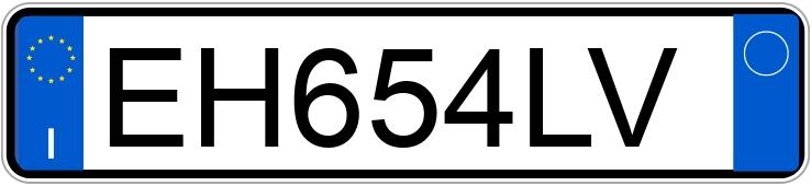 Numer rejestracyjny EH654LV posiada FIAT Punto Evo