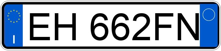 Numer rejestracyjny EH662FN posiada FIAT Panda 2a serie Numer rejestracyjny EH662FN posiada FIAT Panda 2a serie