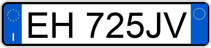 Numer rejestracyjny EH725JV posiada FIAT Punto Evo