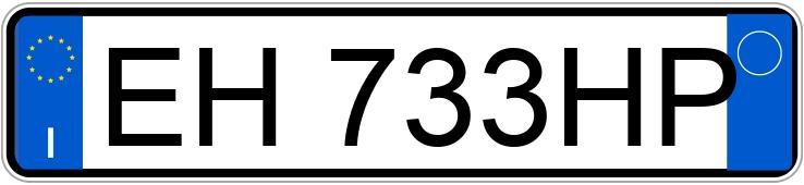 Numer rejestracyjny EH733HP posiada RENAULT Megane 3a serie