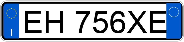 Numer rejestracyjny EH756XE posiada LANCIA Ypsilon 2a serie Numer rejestracyjny EH756XE posiada LANCIA Ypsilon 2a serie