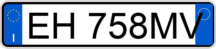 Numer rejestracyjny EH758MV posiada Volkswagen Polo