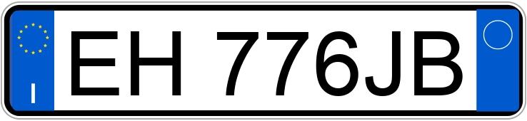 Numer rejestracyjny EH776JB posiada ALFA ROMEO Giulietta