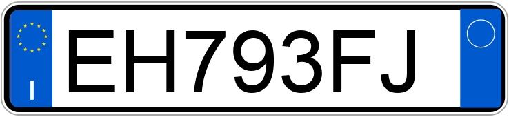 Numer rejestracyjny EH793FJ posiada AUDI A3 2a serie