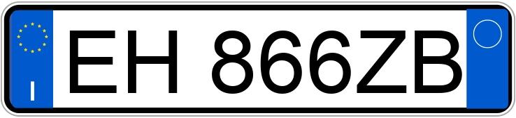 Numer rejestracyjny EH866ZB posiada ALFA ROMEO 159