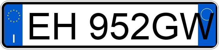 Numer rejestracyjny EH952GW posiada HYUNDAI ix35