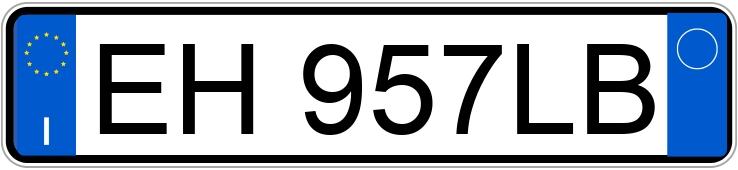 Numer rejestracyjny EH957LB posiada MERCEDES Classe A