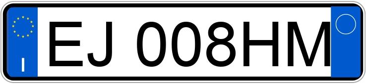 Numer rejestracyjny EJ008HM posiada CITROEN C3 2a serie