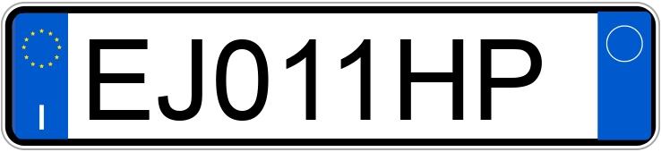 Numer rejestracyjny EJ011HP posiada VOLKSWAGEN Golf 6a serie Numer rejestracyjny EJ011HP posiada VOLKSWAGEN Golf 6a serie