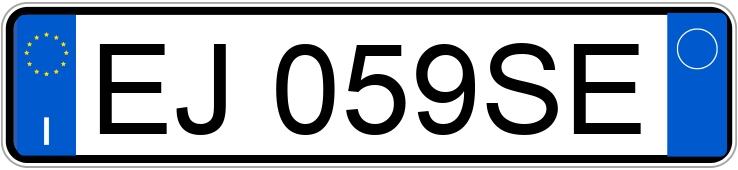 Numer rejestracyjny EJ059SE posiada VOLVO V50