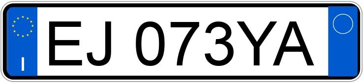 Numer rejestracyjny EJ073YA posiada VOLKSWAGEN Golf 6a serie Numer rejestracyjny EJ073YA posiada VOLKSWAGEN Golf 6a serie