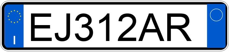 Numer rejestracyjny EJ312AR posiada CITROEN C3 2a serie