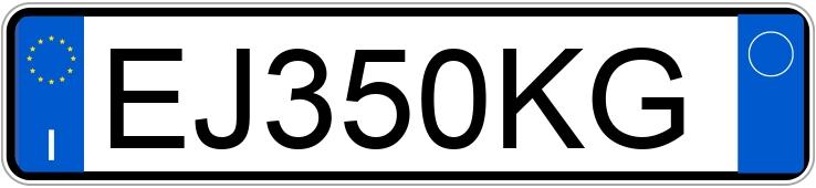 Numer rejestracyjny EJ350KG posiada AUDI A1-S1