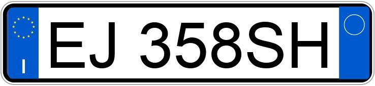 Numer rejestracyjny EJ358SH posiada FIAT Punto Evo