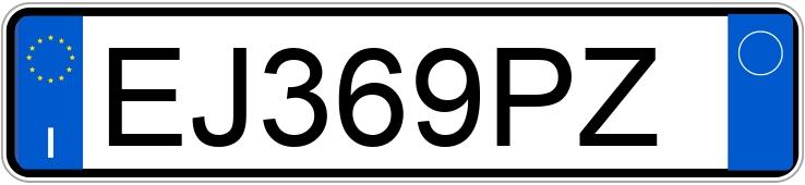 Numer rejestracyjny EJ369PZ posiada VOLKSWAGEN Passat 7a serie