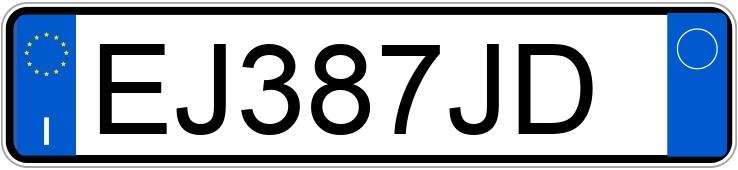 Numer rejestracyjny EJ387JD posiada OPEL Corsa 4a serie Numer rejestracyjny EJ387JD posiada OPEL Corsa 4a serie
