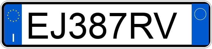 Numer rejestracyjny EJ387RV posiada AUDI A6 4a serie