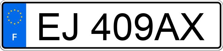 Numer rejestracyjny EJ409AX posiada PEUGEOT 206 Numer rejestracyjny EJ409AX posiada PEUGEOT 206