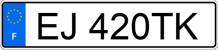 Numer rejestracyjny EJ420TK posiada AUDI A1