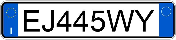 Numer rejestracyjny EJ445WY posiada MITSUBISHI ASX 1a serie