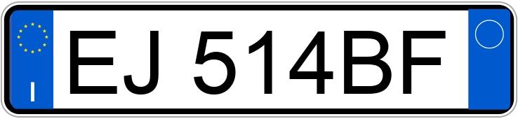 Numer rejestracyjny EJ514BF posiada FIAT Panda 2a serie Numer rejestracyjny EJ514BF posiada FIAT Panda 2a serie