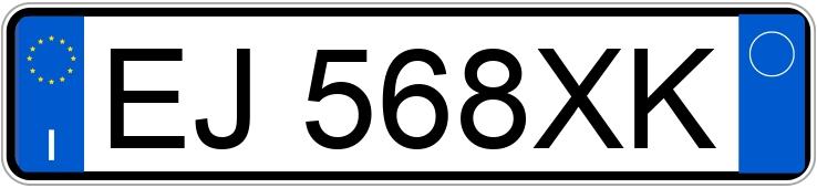 Numer rejestracyjny EJ568XK posiada CITROEN C3 2a serie