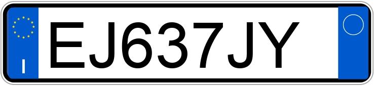 Numer rejestracyjny EJ637JY posiada PEUGEOT 308 1a serie